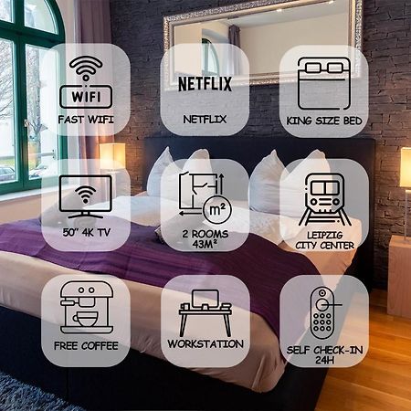 Feelgoodflats Design Apartment In City Center, Central Station Close With Netflix Und Workplace Лейпциг Экстерьер фото